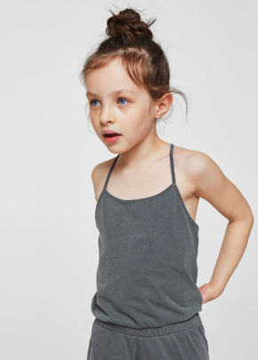 Crisscross strap jumpsuit