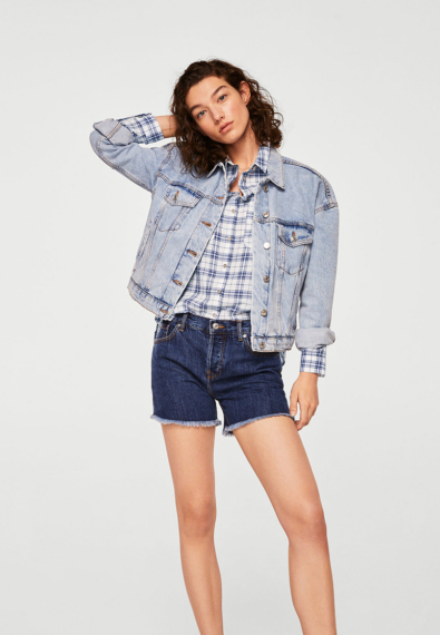 Medium denim overshirt